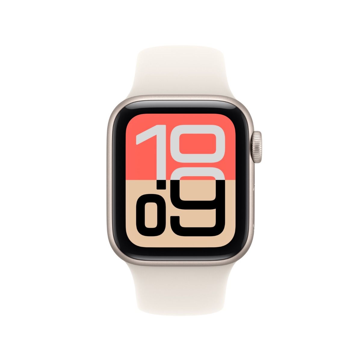 Apple Watch SE 3, 40mm Starlight Aluminium Case with Starlight Sport Band